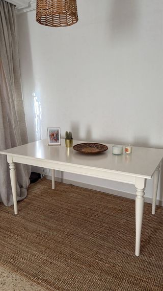 Mesa extensible ROSENTORP blanca