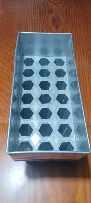 Molde Helado Metal Hexagonal
