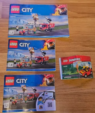 Lego Bomberos Camión y Moto