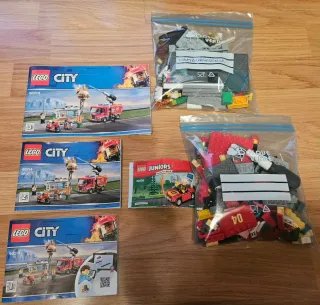Lego Bomberos Camión y Moto