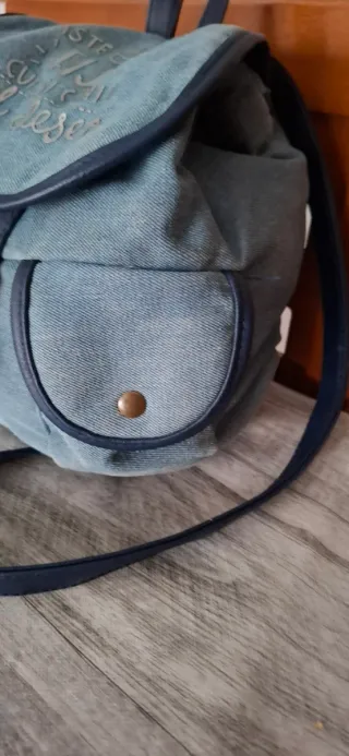 Bolso Mochila Vaquero Azul