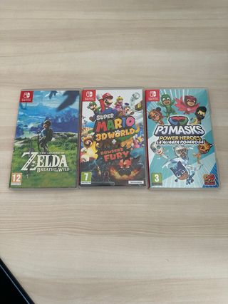 Pack 3 Juegos Nintendo Switch