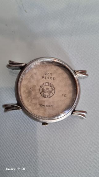 bellissima e rarissima cassa Longines con anse Fan