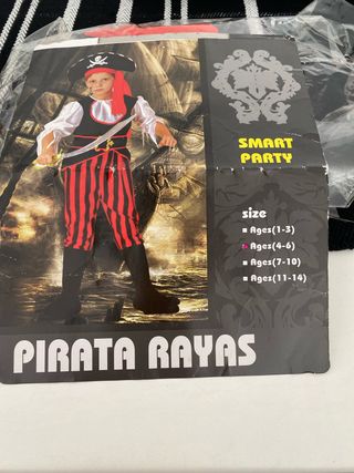 Disfraz Pirata Rayas Infantil