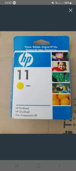 HP 11 cabeçote Amarelo