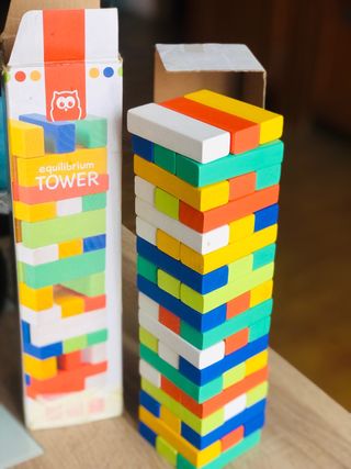 Juego Torre Equilibrio Colores