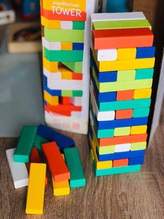 Juego Torre Equilibrio Colores