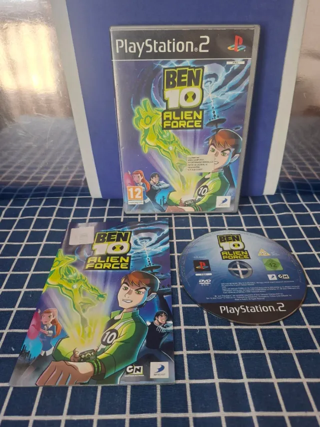 🇪🇸PS2 BEN 10 ALIEN FORCE ORIGINAL COMPLETO