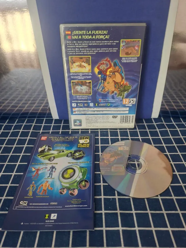 🇪🇸PS2 BEN 10 ALIEN FORCE ORIGINAL COMPLETO