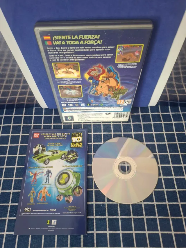 🇪🇸PS2 BEN 10 ALIEN FORCE ORIGINAL COMPLETO