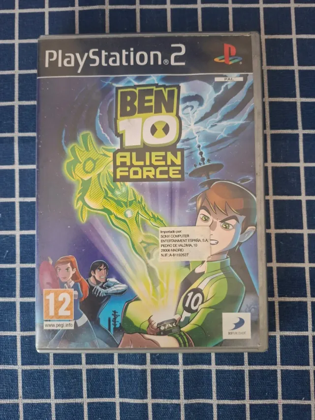 🇪🇸PS2 BEN 10 ALIEN FORCE ORIGINAL COMPLETO