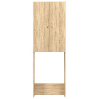 Armario para Lavadora/WC 64x25,5x190 cm Roble
