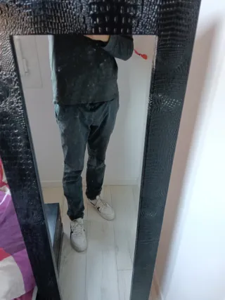 Specchio da terra nero