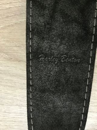 Tracolla Harley Benton in Vera Pelle - Nera