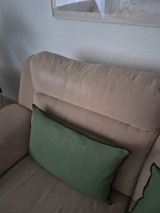 Sofá de 3 plazas beige