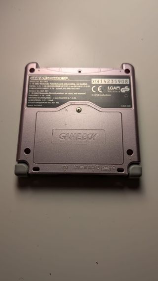 Carcasa GBA SP Rosa Original con Tornillos