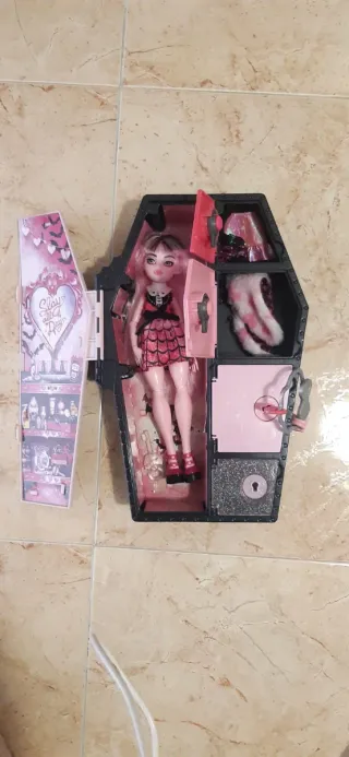 Muñeca Monster High Ataúd Accesorios