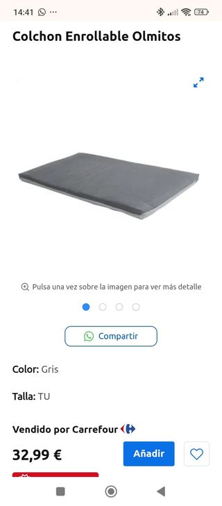 Cuna de viaje + colchón