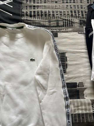 Sudadera Lacoste Blanca