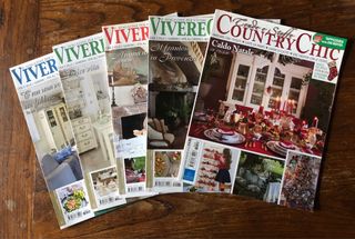 Quattro riviste vivere country + una country chic
