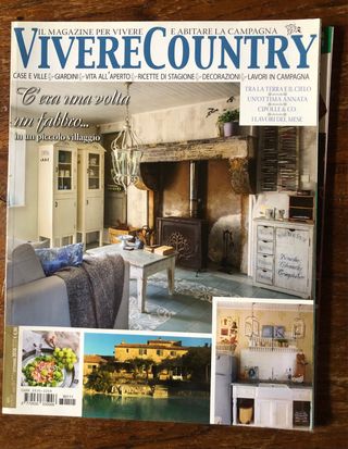 Quattro riviste vivere country + una country chic
