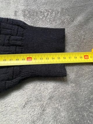 Maglione Oversize intrecciato Blu taglia unica