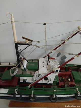 Maqueta Barco Pesquero Madera