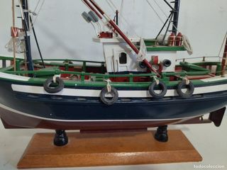 Maqueta Barco Pesquero Madera