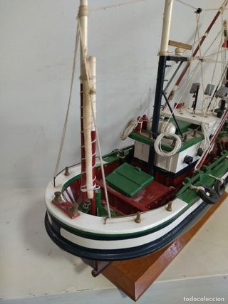 Maqueta Barco Pesquero Madera