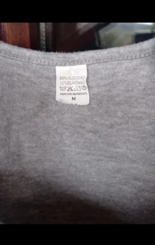 Camiseta Adidas Mujer Gris Rosa Talla M