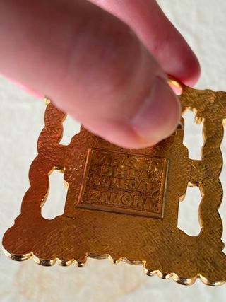 Marco Dorado Pequeño Virgen Soledad