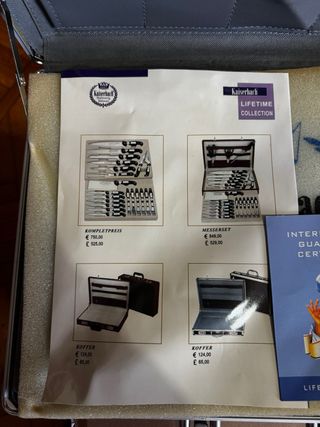 Set Coltelli Kaiserbach con Valigetta