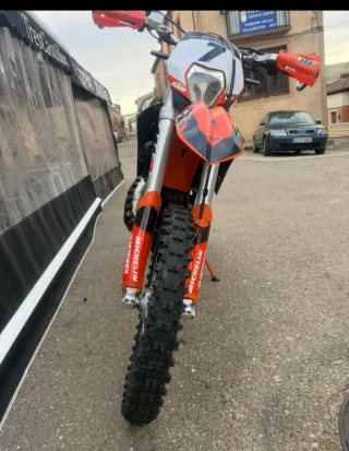 KTM 125 Motocross Naranja/Blanca