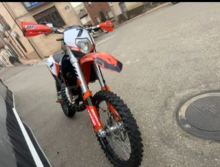KTM 125 Motocross Naranja/Blanca