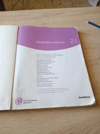 GEOGRAFIA E HISTORIA 2 ESO CONSTRUYENDO MUNDOS