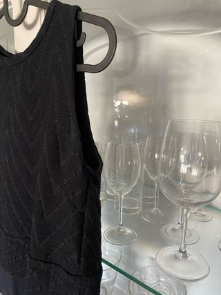 Top Maje negro talla XS