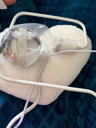 Base lámpara techo blanca