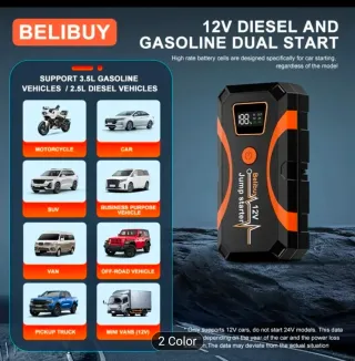 Arrancador de Coche Belibuy 6000A