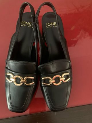 Zapatos slingback tacón ancho Jones New York