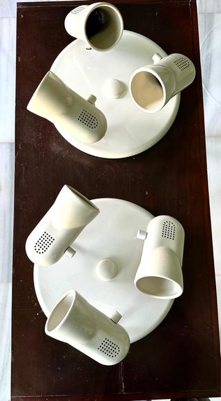 Focos triples de techo