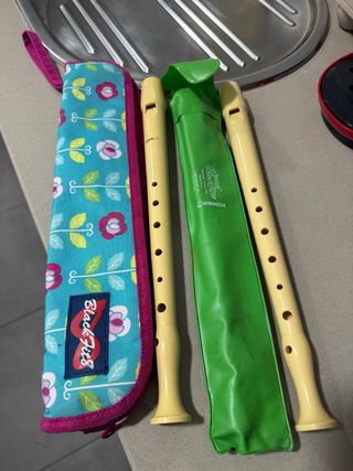 2 Flauti traversi con custodia