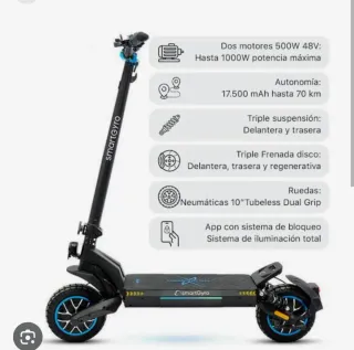 Patín Eléctrico SmartGyro Dual Max 2 Madrid
