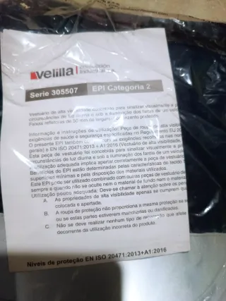 Polo trabajo manga larga Velilla amarillo