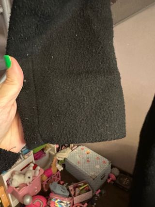 Abrigo Mango Negro Talla S