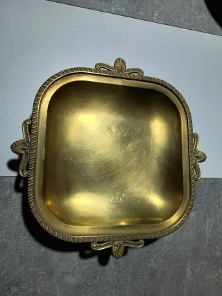 Frutero antiguo bronce