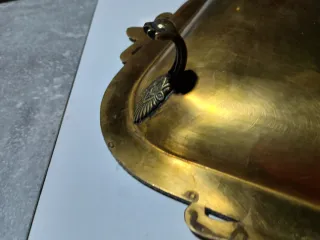 Frutero antiguo bronce