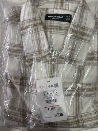 Camisa Pull&Bear a cuadros M/38-40