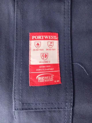 Pantalón ignífugo Portwest soldador