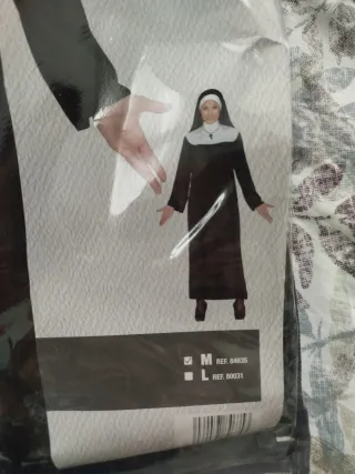 Disfraz Monja Talla M