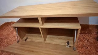 Mesa de salón de madera son dos unidades iguales